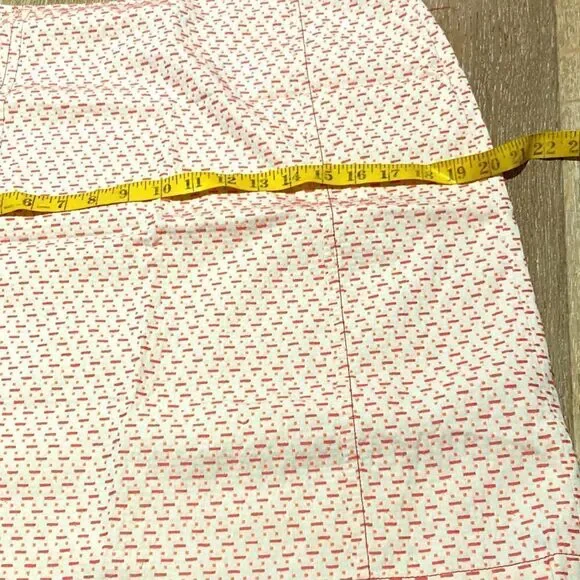 Weekend MaxMara Off-white and pink textured skirt size 10 - Picture 6 of 8